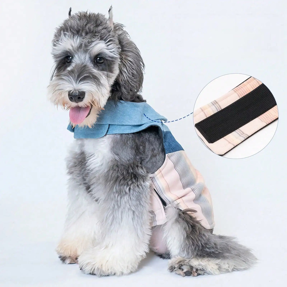 Lightweight Denim Collar Vest Shirt For Dogs And Cats