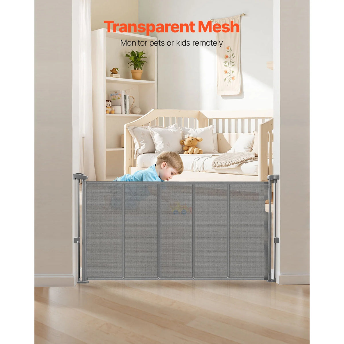 SucceBuy Retractable Baby Gate for Child and Pet Safety