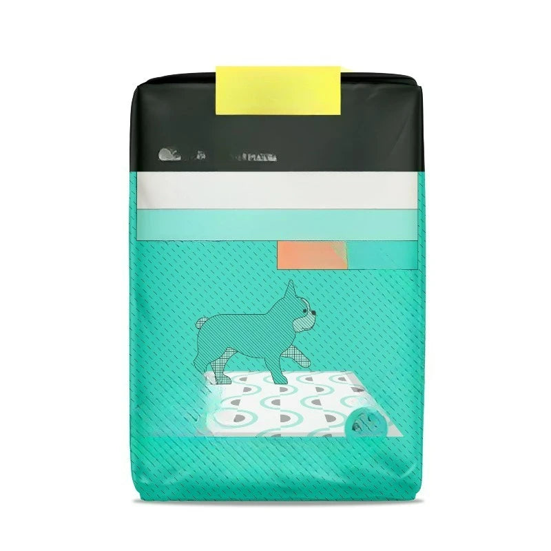 Smart Print Absorbent Dog Training Pads With Leak Free Wicking