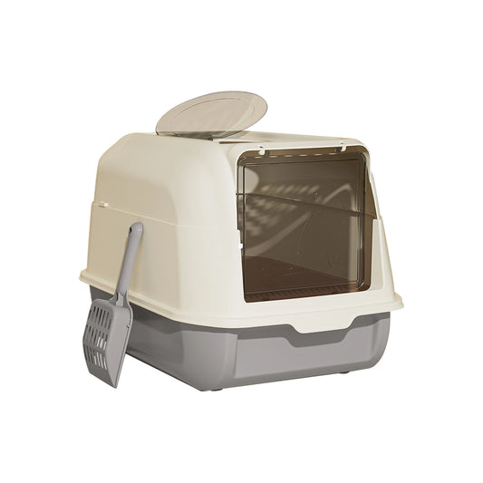 Double Door Cat Litter Box For Multi Cat Households
