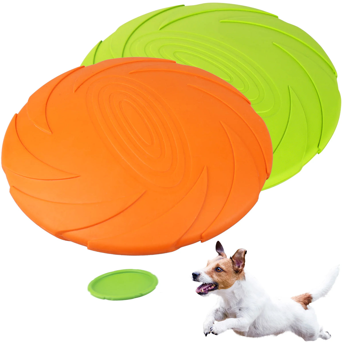 Natural Rubber Floating Flying Disc Dog Toy for Water Play