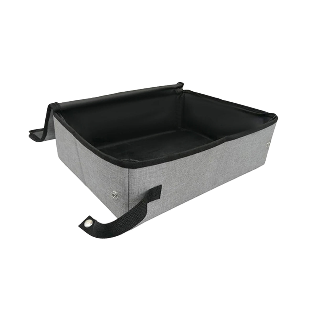 Foldable Cat Litter Box With Lid for Travel and Camping