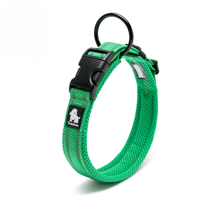 Winhyepet Comfort Padded Nylon Dog Walking Collar With Buckle