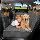 BORWART Waterproof Hard Bottom Dog Car Seat Cover Hammock Protector