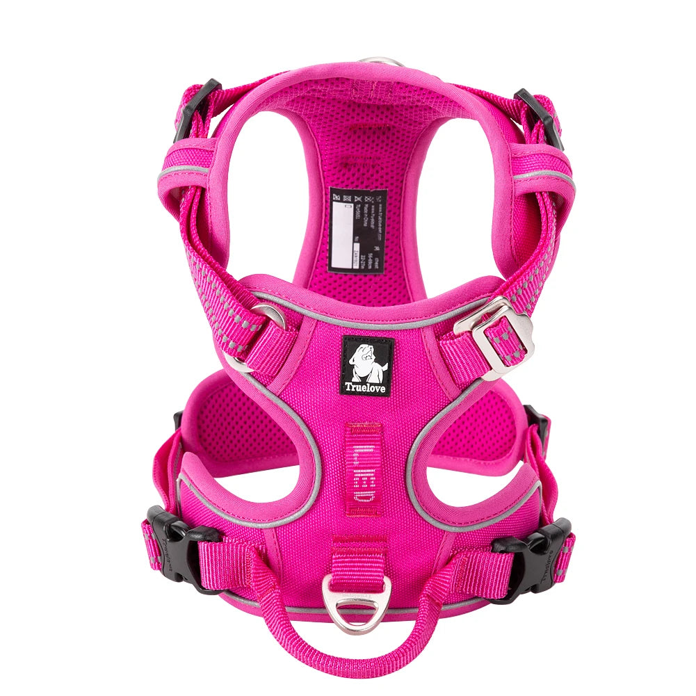 Truelove Reflective No Pull Adjustable Dog Harness for Training