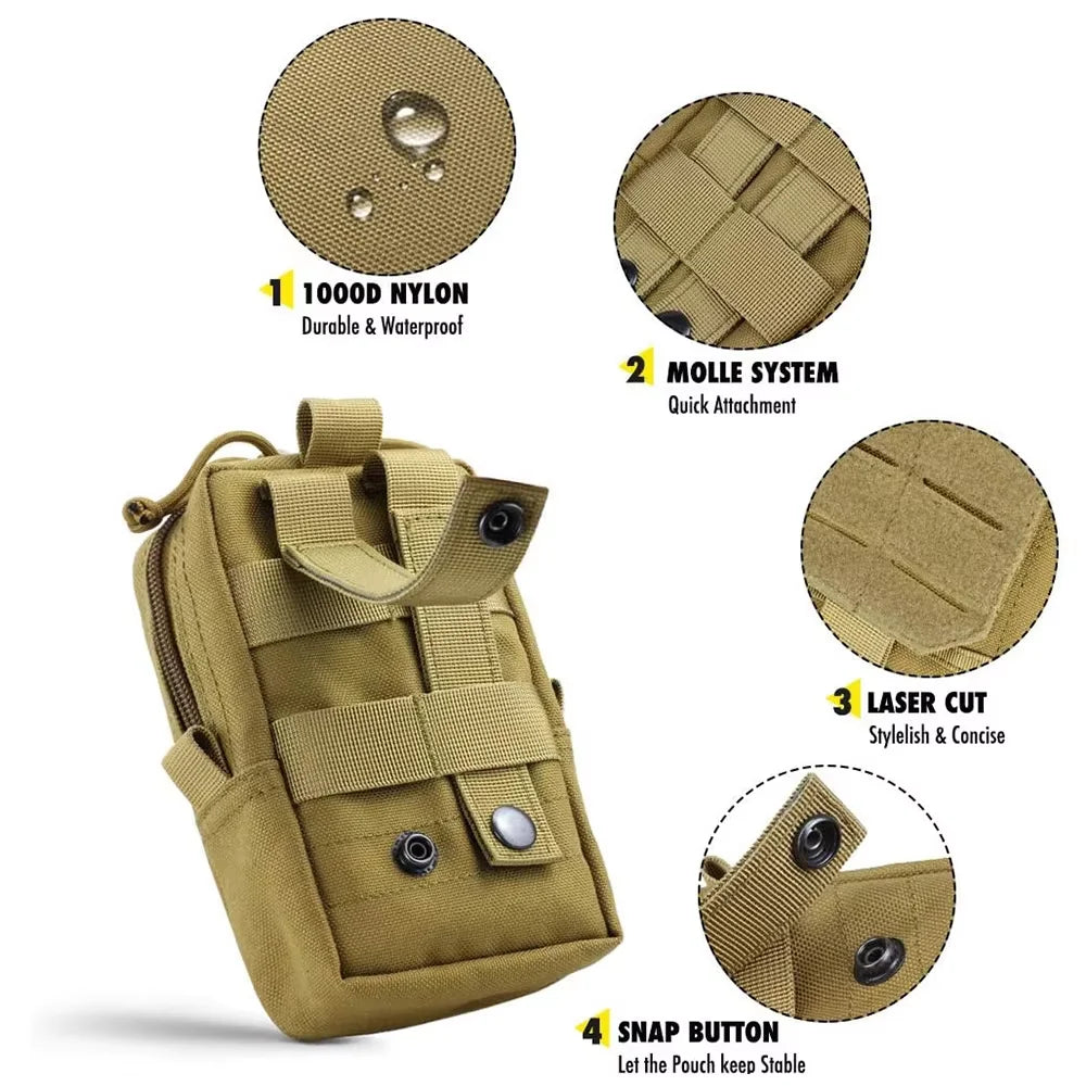 PETRAVEL Tactical Dog Training Pouches With MOLLE Harness Attachment