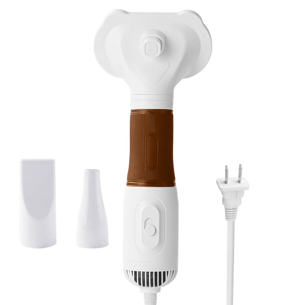 Pet Hair Dryer Brush for Dog and Cat Grooming Tool with Adjustable Temperature