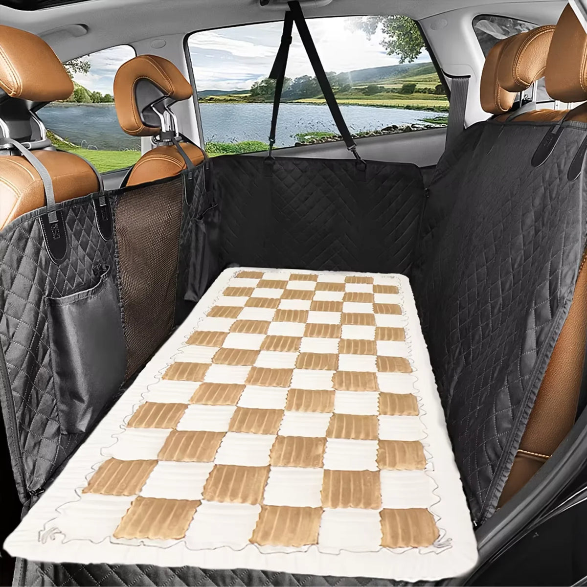 CWV Waterproof Plaid Pet Bed Mat Furniture Protector