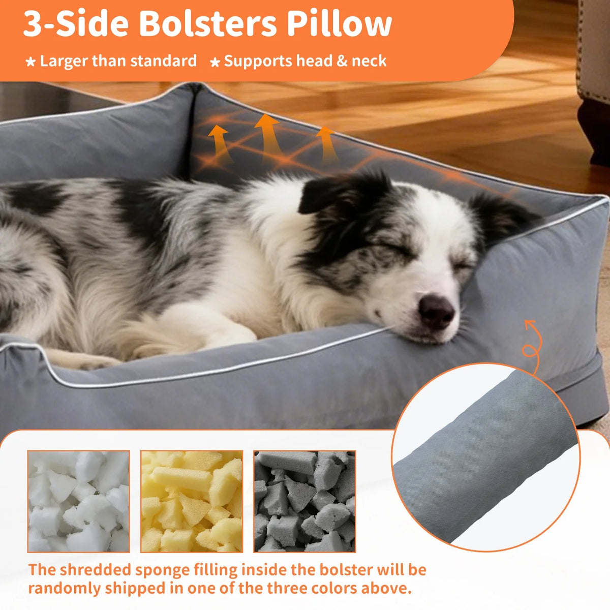 BINGOPAW Orthopedic Dog Sofa Bed With Removable Washable Cover