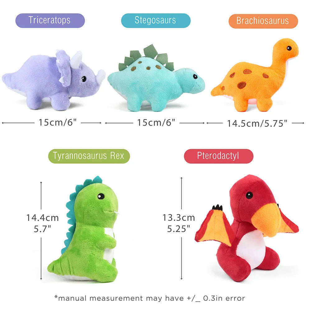 Dinosaur Plush Animals With Egg Bag For Kids Birthday Gifts