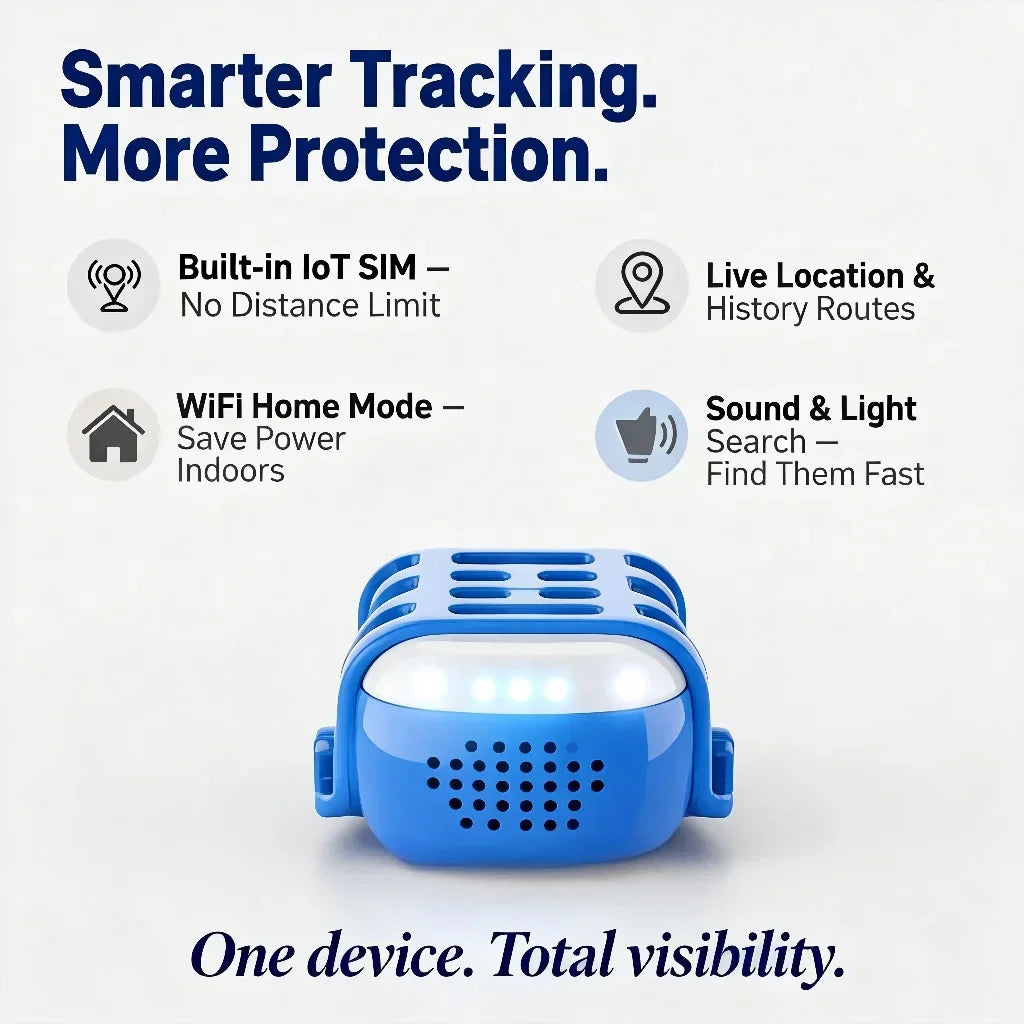 WANWAYTECH GPS Pet Tracker for Dogs and Cats QR Locator