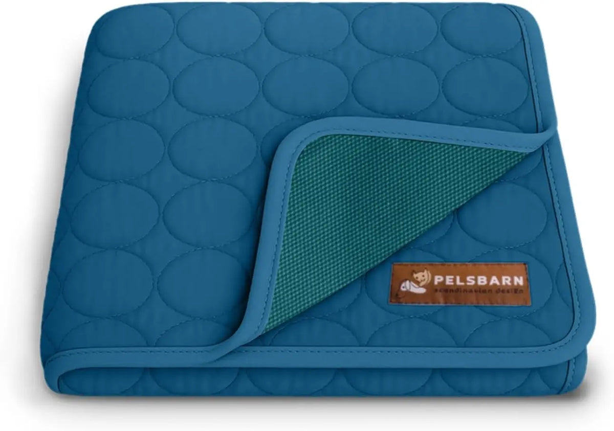 Pelsbarn Self Cooling Ice Silk Dog Mat Washable Bed Pad