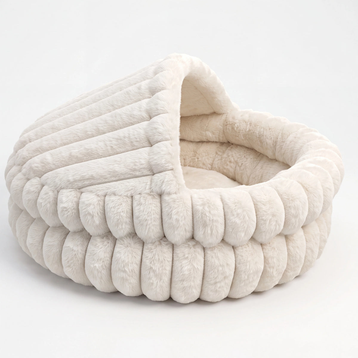 EliteZ Hooded Cat Cave Bed for a Cozy Indoor Pet Retreat