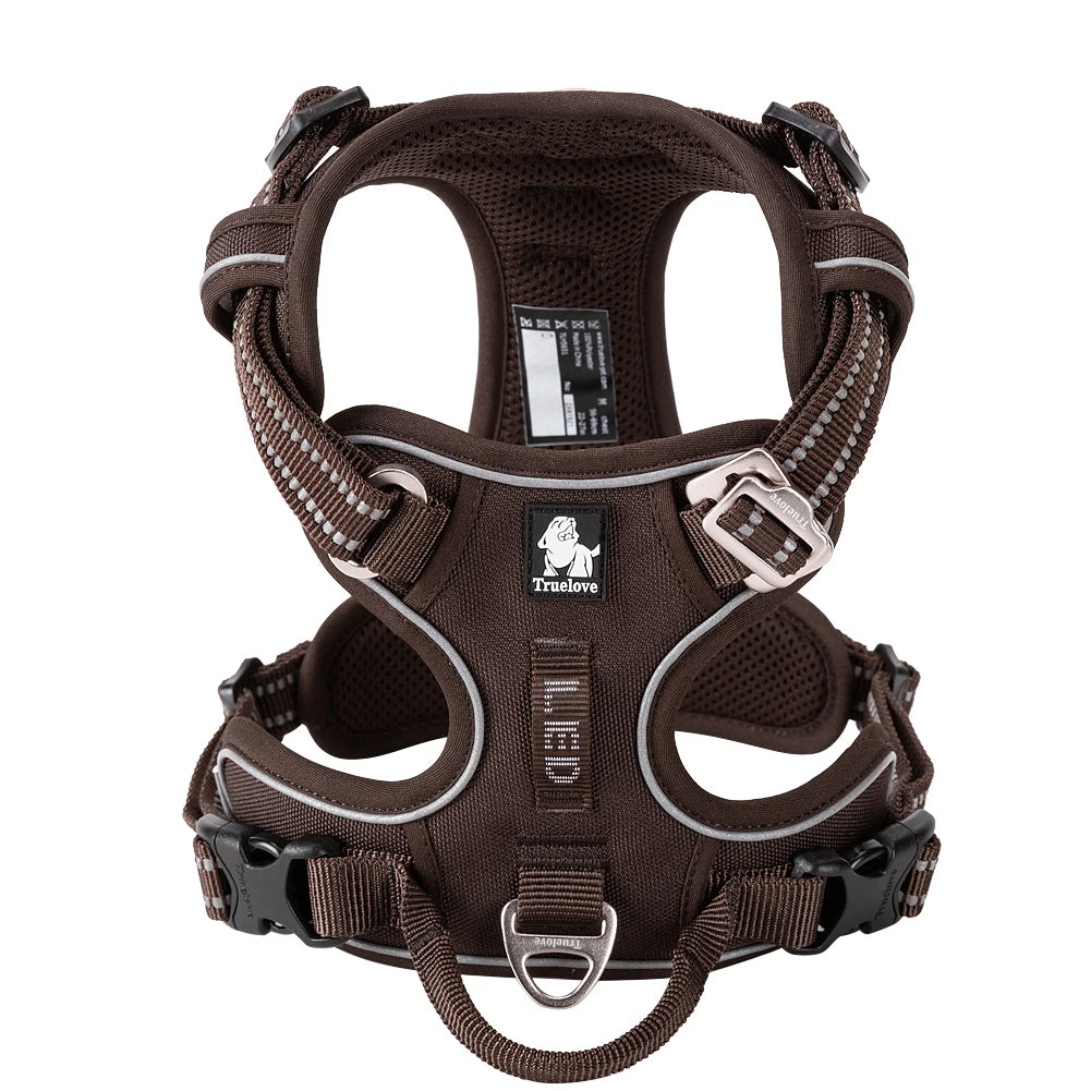 Truelove Reflective No Pull Adjustable Dog Harness for Training