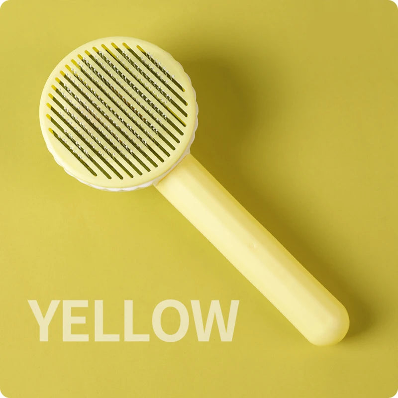 Self Cleaning Slicker Brush for Cat and Dog Hair Removal