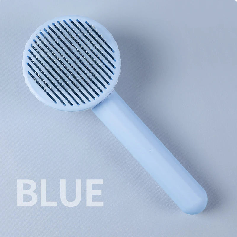 Self Cleaning Slicker Brush for Cat and Dog Hair Removal