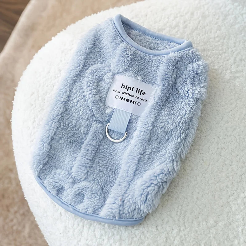 Cozy Soft Fleece Pull-On Pet Apparel for Dogs and Cats