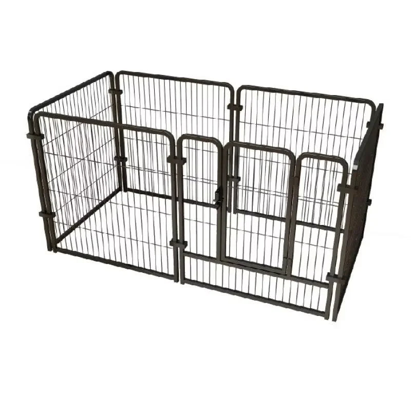 Foldable Stainless Steel Pet Playpen Fence for Dogs and Cats