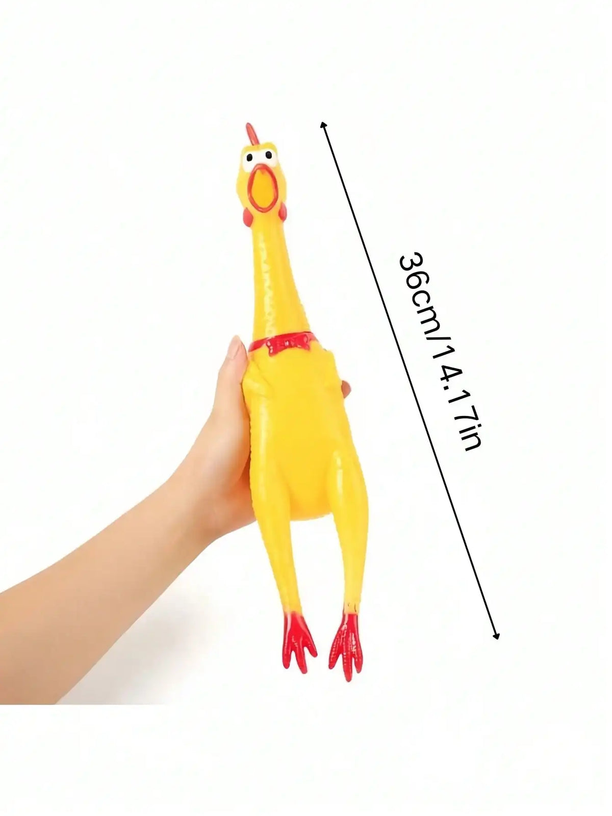 Screaming Chicken Squeaky Pet Toy For Dogs And Cats