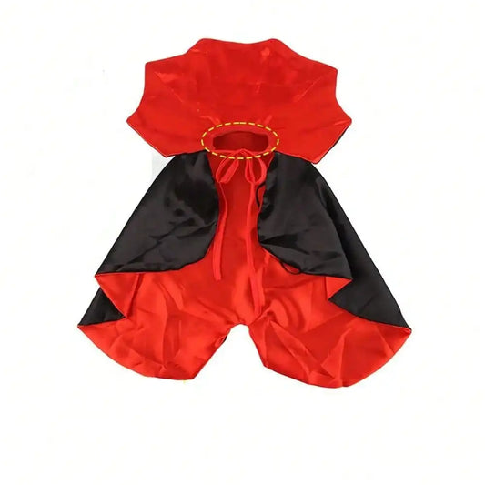 Adjustable Stand Collar Halloween Pet Costume Cape For Dogs