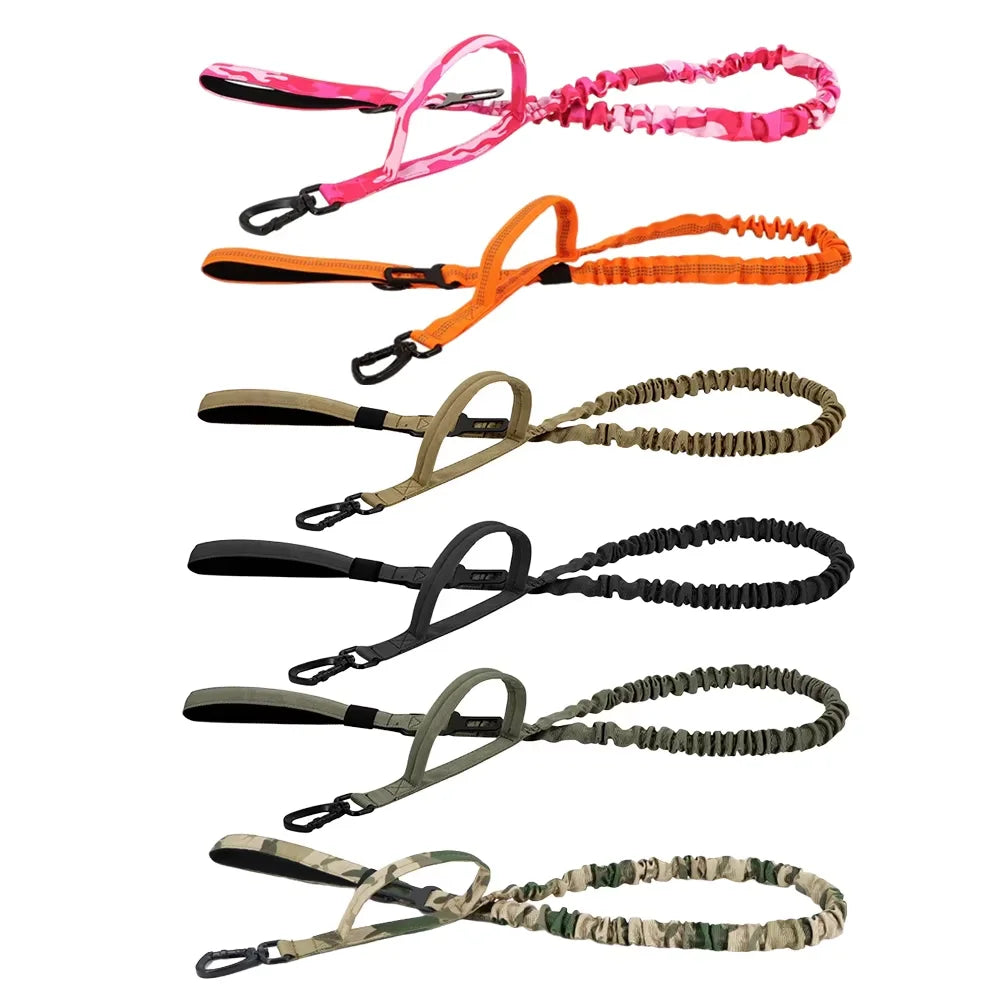PETRAVEL Adjustable Dog Leash With Dual Handles Quick Release