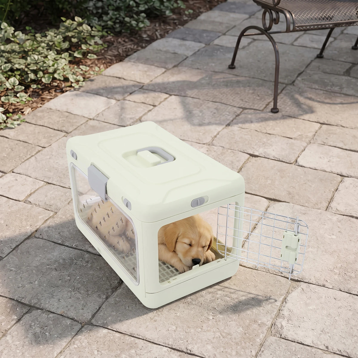 Portable Foldable Pet Carrier Cage for Cats and Small Dogs