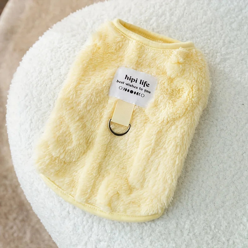 Cozy Soft Fleece Pull-On Pet Apparel for Dogs and Cats